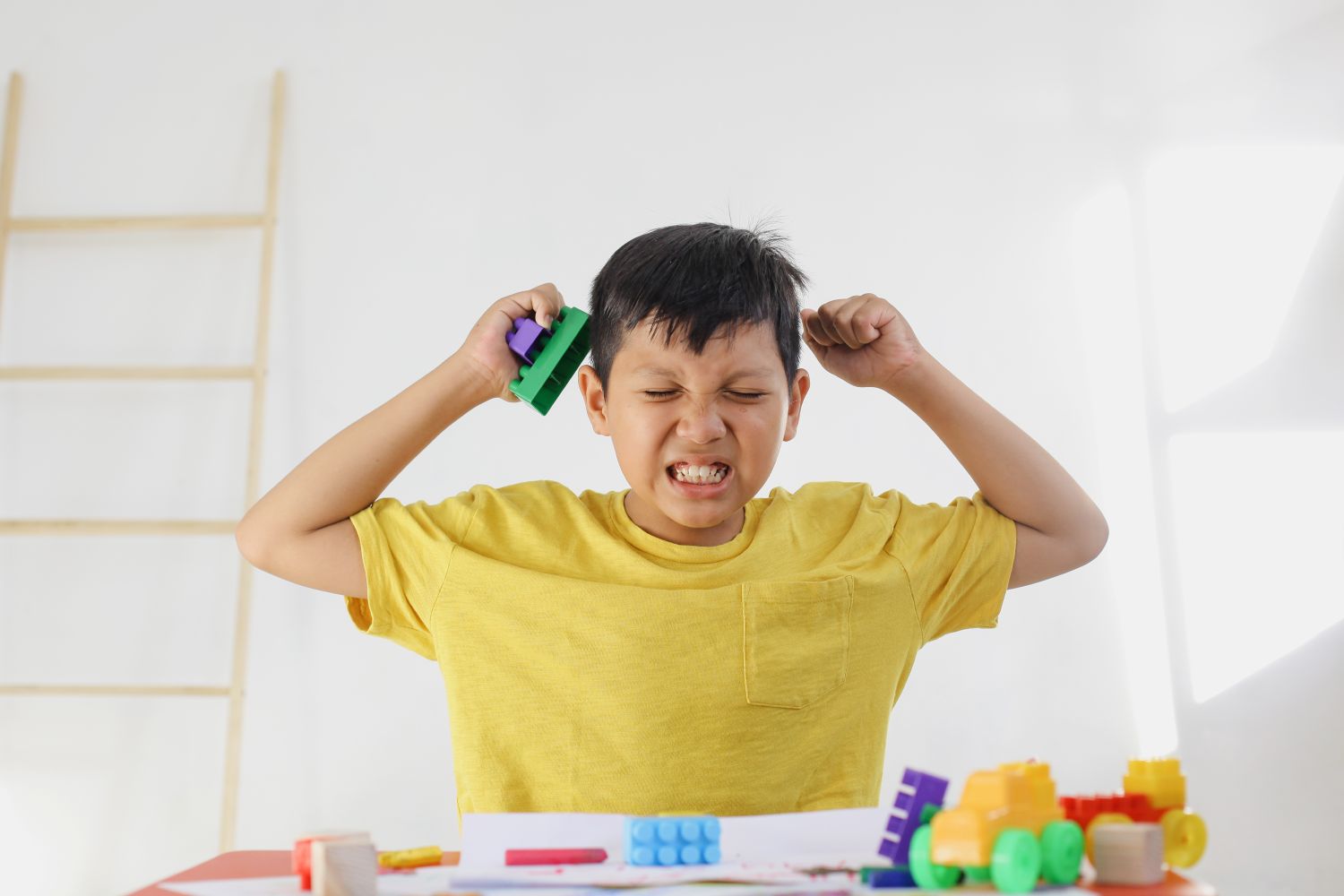 The child has ADHD.